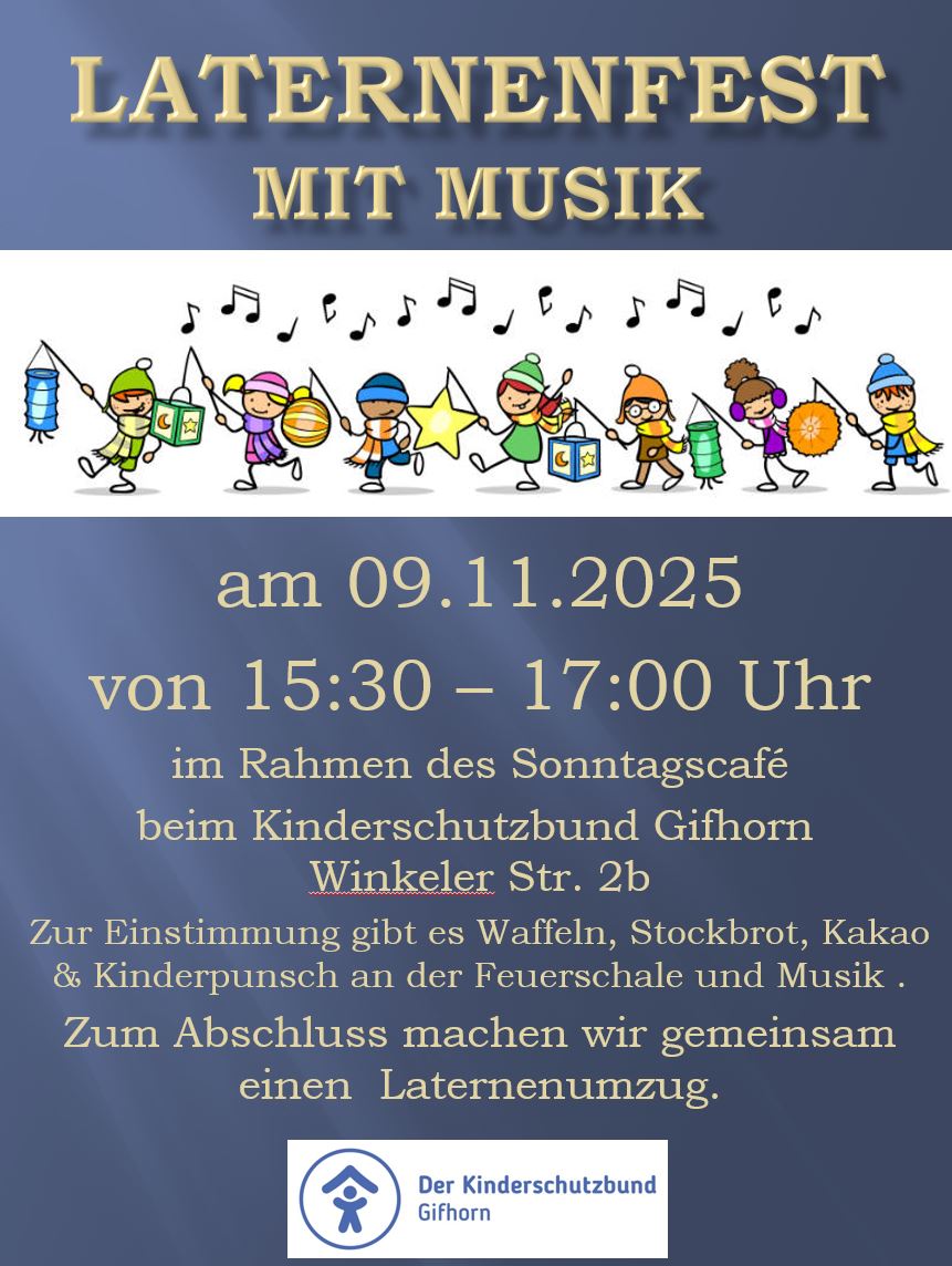 Infos zum Laternenfest am 09.11.